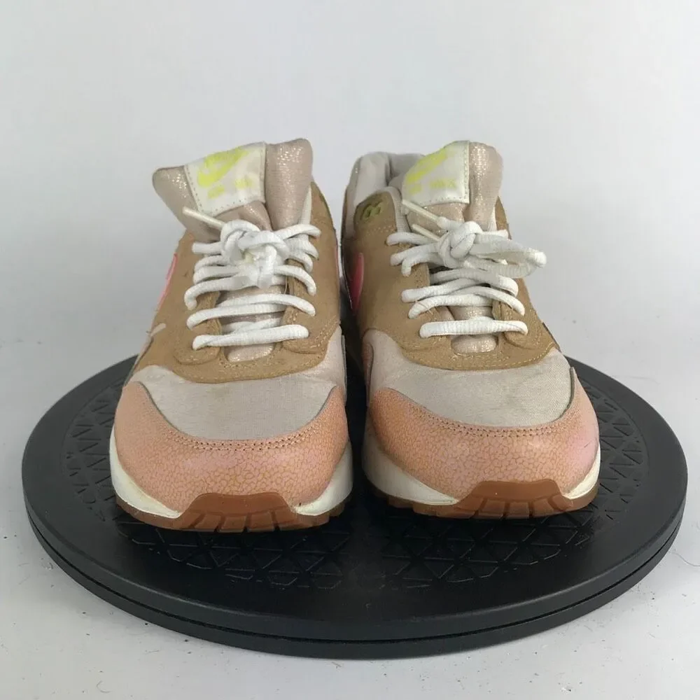Nike Air Max 1 PRM Dusted Clay/Pink Running Shoes 454746-201 Women’s Size 9 - Picture 2 of 13